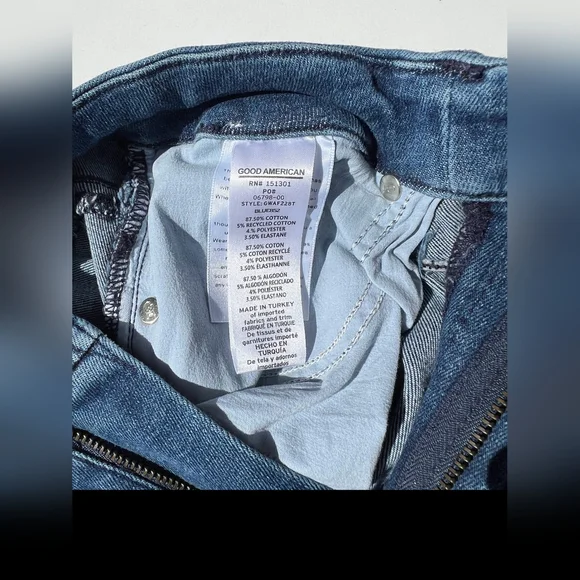 Good American Blue Distressed Skinny Jeans - Picture 10 of 10